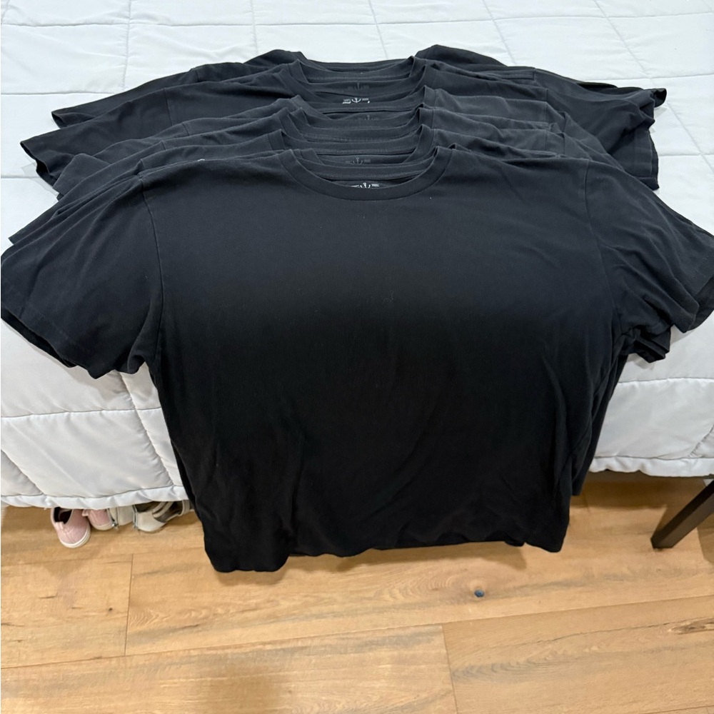 10 pack Black Short Sleeve Tee for Men